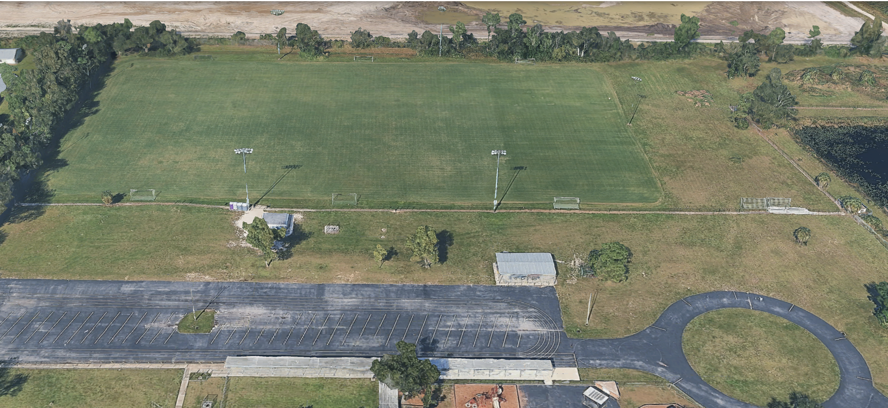 North Fort Myers athletic fields before improvements