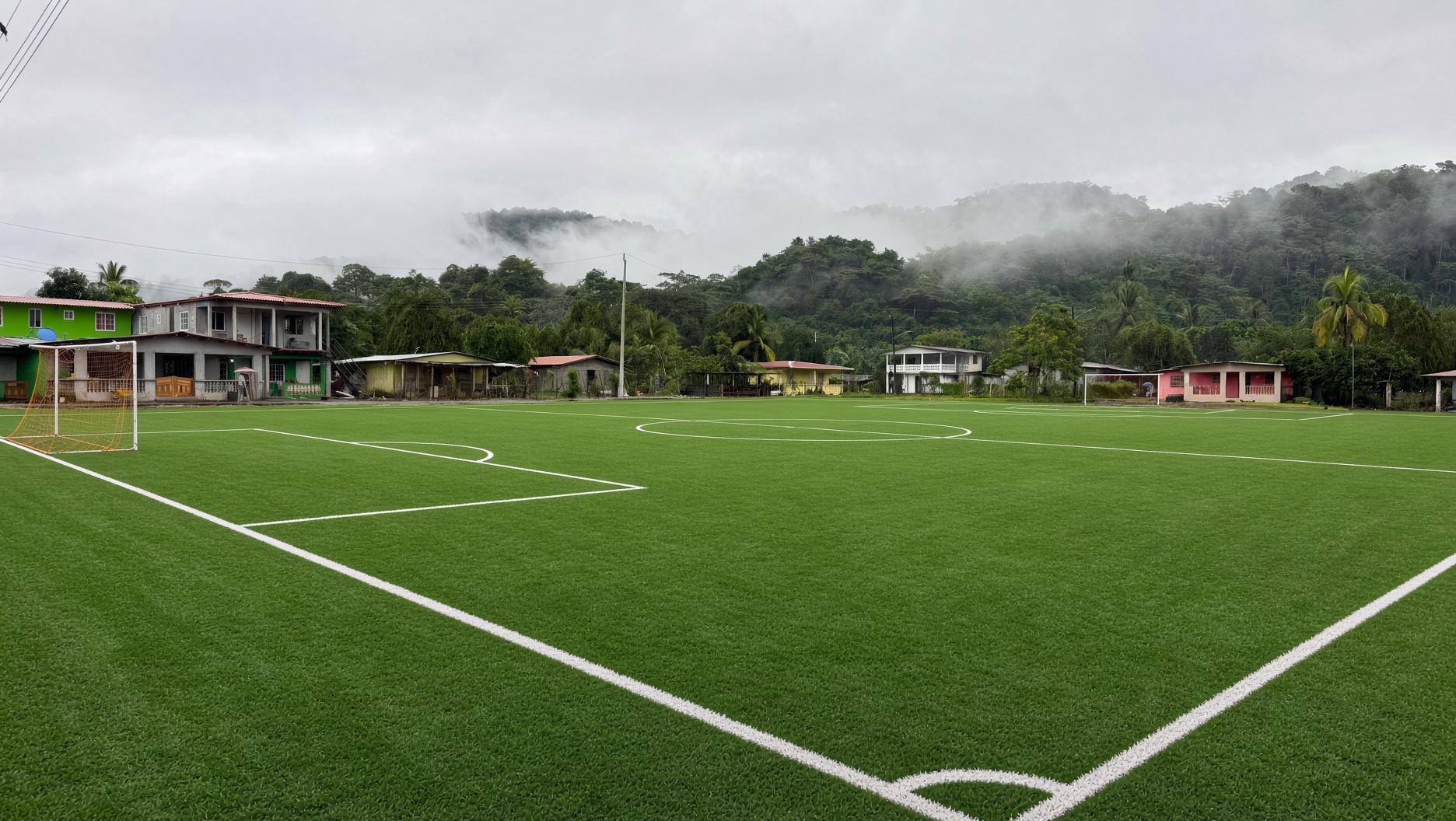 Visualization of the proposed improved Piñas Bay soccer field
