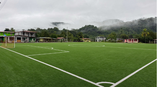 Rendering of the proposed soccer field in Piñas Bay Panama